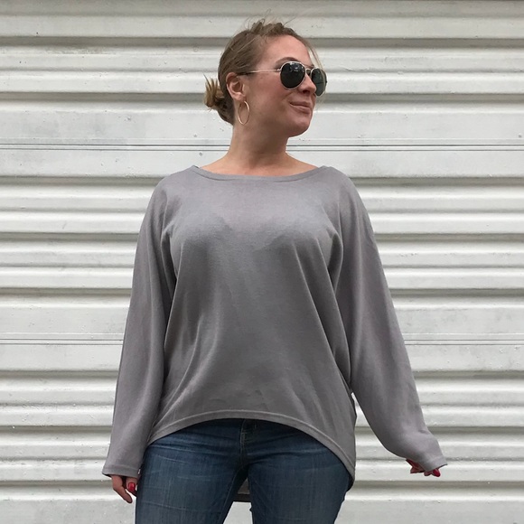 Zanzea Sweaters - NWT Gray Zanzea Collection Oversized Knit Sweater